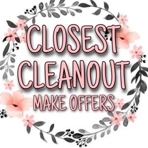 Closet clean out!!!  Make offers.  GREAT deals on bundles.